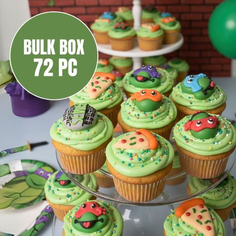 NINJA TURTLES | SUGAR DECORATIONS | BOX OF 72