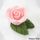 TINY PINK ROSE AND LEAF | SUGAR FLOWERS | BOX OF 144 - BB 12/24