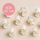 ROSEBUD WHITE CLASSIC | SUGAR FLOWERS | BOX OF 144