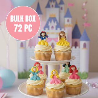 FLAT PRINCESS | SUGAR DECORATIONS | BOX OF 72