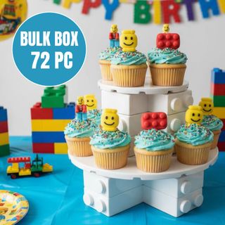 LEGO | SUGAR DECORATIONS | BOX OF 72