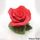TINY RED ROSE AND LEAF | SUGAR FLOWERS | BOX OF 144 - BB 12/24
