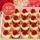 TINY RED ROSE AND LEAF | SUGAR FLOWERS | BOX OF 144