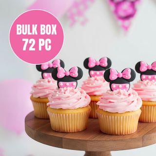 MINNIE MOUSE | SUGAR DECORATIONS | BOX OF 72