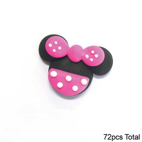 MINNIE MOUSE | SUGAR DECORATIONS | BOX OF 72