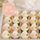 TINY WHITE ROSE AND LEAF | SUGAR FLOWERS | BOX OF 144