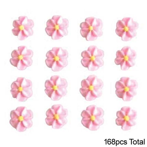 APPLE BLOSSOM SUGAR FLOWERS PINK | BOX OF 168 - BB 12/25