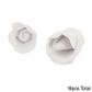 SINGLE ROSE SMALL WHITE | SUGAR FLOWERS | BOX OF 18