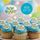 HAPPY BIRTHDAY PLACARDS BLUE | SUGAR DECORATIONS | BOX OF 72