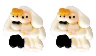 MINI BRIDE AND GROOM | SUGAR DECORATIONS | BOX OF 180