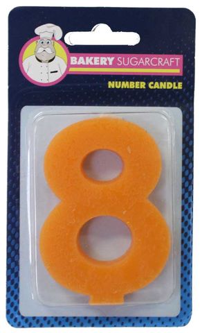 PLAIN NUMBER CANDLE - 8 (12)
