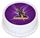 NRL MELBOURNE STORM ROUND EDIBLE ICING IMAGE - 6.3 INCH / 16CM