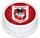 NRL ST.GEORGE/ILLAWARRA DRAGONS ROUND EDIBLE ICING IMAGE - 6.3 INCH / 16CM