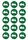 NRL SOUTH SYDNEY RABBITOHS 2 INCH/5CM CUPCAKE IMAGE SHEET - 15 PER SHEET