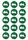 NRL SOUTH SYDNEY RABBITOHS 2 INCH/5CM CUPCAKE IMAGE SHEET - 15 PER SHEET