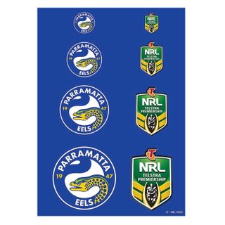 NRL PARRAMATTA EELS A4 LOGO SHEET | EDIBLE IMAGE