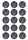 NRL NEW ZEALAND WARRIORS 2 INCH/5CM CUPCAKE IMAGE SHEET - 15 PER SHEET