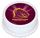 NRL BRISBANE BRONCOS ROUND EDIBLE ICING IMAGE - 6.3 INCH / 16CM