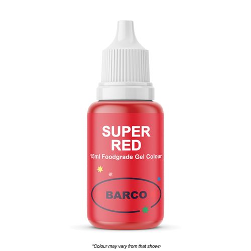 BARCO | GEL COLOUR | SUPER RED | 15ML - BB 20/06/24