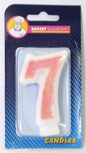 BSC - #7 GLITTER PINK CANDLE (6)