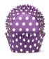700 BAKING CUPS - PURPLE POLKA DOTS - 100 PIECE PACK