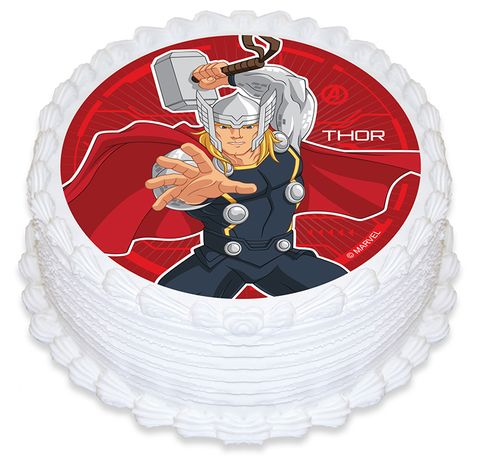 THOR ROUND EDIBLE ICING IMAGE - 6.3 INCH / 16CM