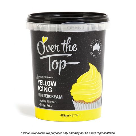 OVER THE TOP | BUTTERCREAM | YELLOW | 425G - BB 31/08/24