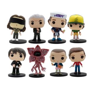 STRANGER THINGS | PLASTIC FIGURINES | 8 PIECE SET