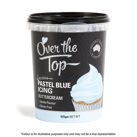 OVER THE TOP | BUTTERCREAM | PASTEL BLUE | 425G - BB 26/07/25
