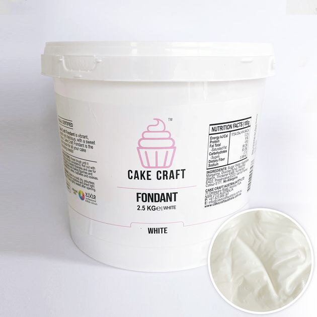 CAKE CRAFT FONDANT WHITE 2.5KG