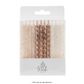 WISH | SPIRAL MIX | ROSE GOLD | 24 CANDLES