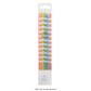 WISH | TALL PASTEL CANDLE WITH STRIPES | 12 CANDLES