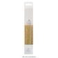 WISH | GLITTER DIPPED CANDLES | GOLD | 12 CANDLES