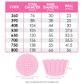 700 BAKING CUPS - LOLLY PINK - 100 PIECE PACK