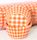 408 BAKING CUPS - ORANGE GINGHAM - 500 PIECE PACK