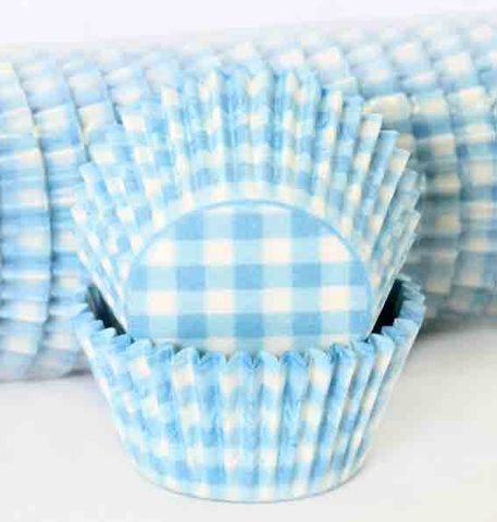 408 BAKING CUPS - PASTEL BLUE - 500 PIECE PACK