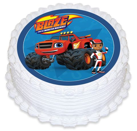 BLAZE AND THE MONSTER MACHINES | 160MM ROUND | EDIBLE IMAGE