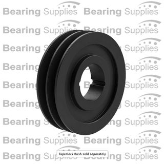 100MM PCD TAPERLOCK PULLEY 2 GROOVE 1610