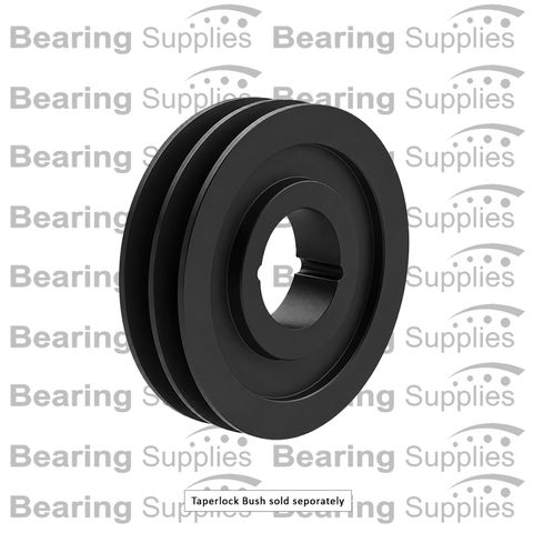 100MM PCD TAPERLOCK PULLEY 2 GROOVE 1610