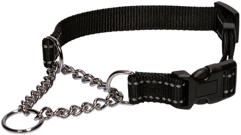 Collar Martingale Refl 20mmx35-50cm Blk