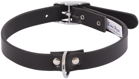 Collar Leather Centre D 45cm Black