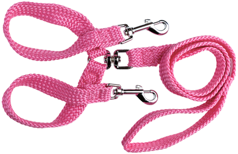 Dog Brace Lead Double Nylon for 2 Dogs