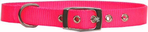 Collar Nylon 20mm x 50cm S/Layer Pink