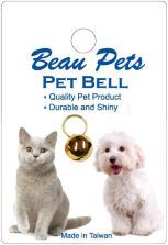 Brass Bell Gold Pltd 14mm/Card Pkt 10