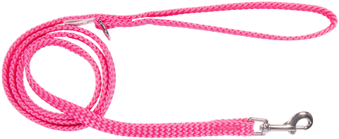 Lead S/Nylon 10mm x 120cm Pink