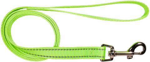 Lead Nylon Dog 20mmx120cm Refl/Thrd F/Gr