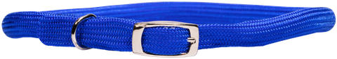 Collar Dog Round Rope 10mm x 45cm Blue
