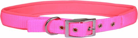 Collar Nylon/Neoprene 25mmx65cm Pink