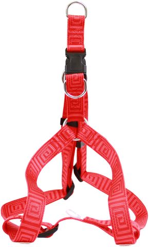 Maze Pattern Nylon Dog Walking Harness