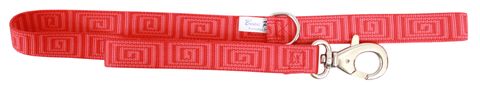 Lead Nylon Maze 25mm x 120cm Red